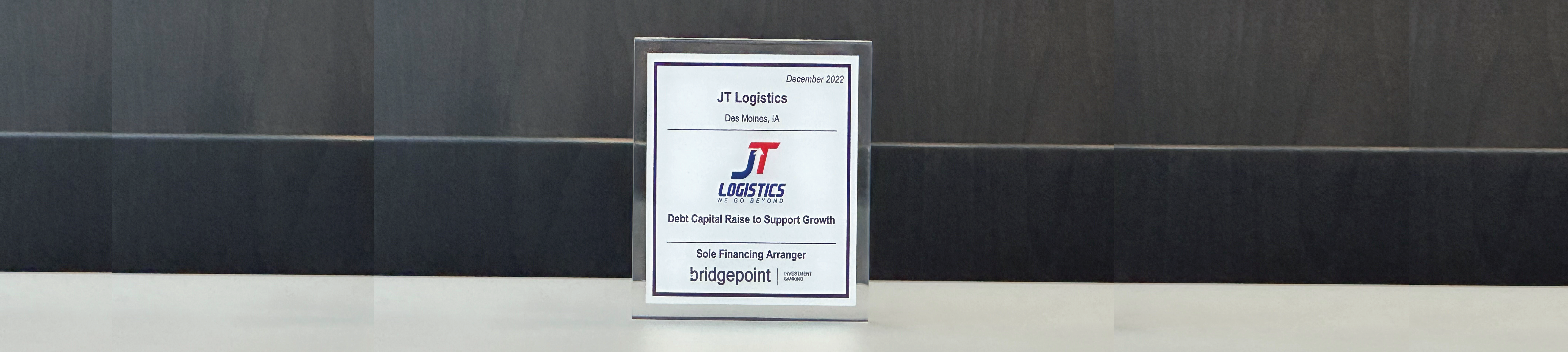 JT LOGISTICS cover